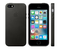 Apple Leather Case do iPhone SE czarny - 299550 - zdjęcie 2